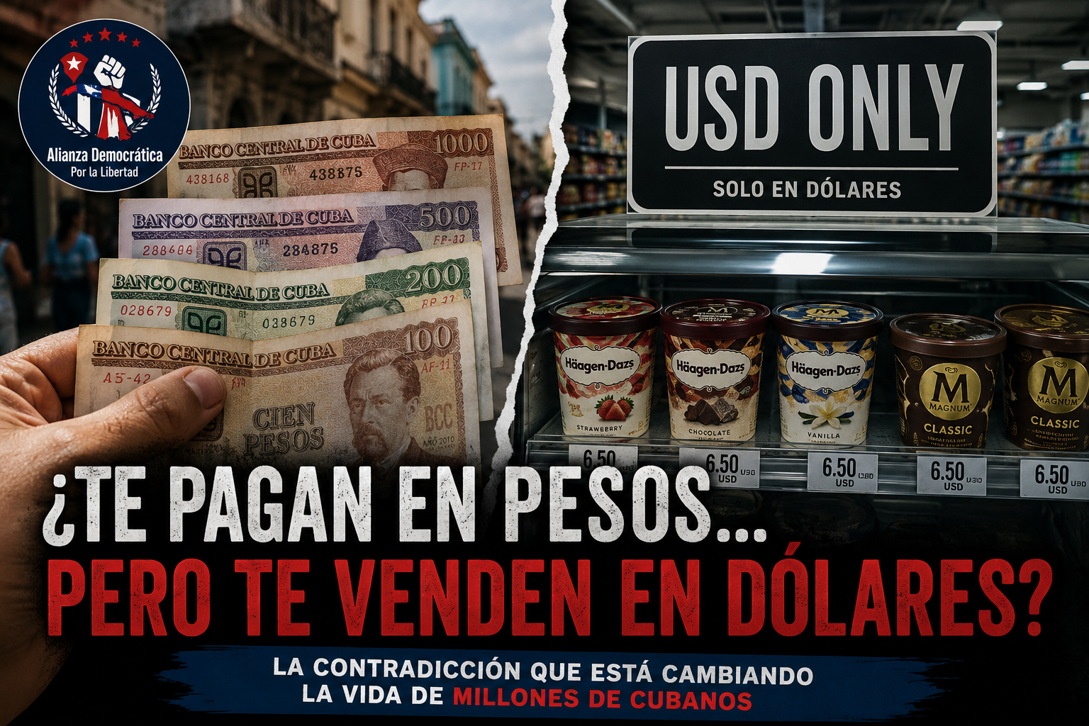 ¿TE PAGAN EN PESOS… PERO TE VENDEN EN DÓLARES?